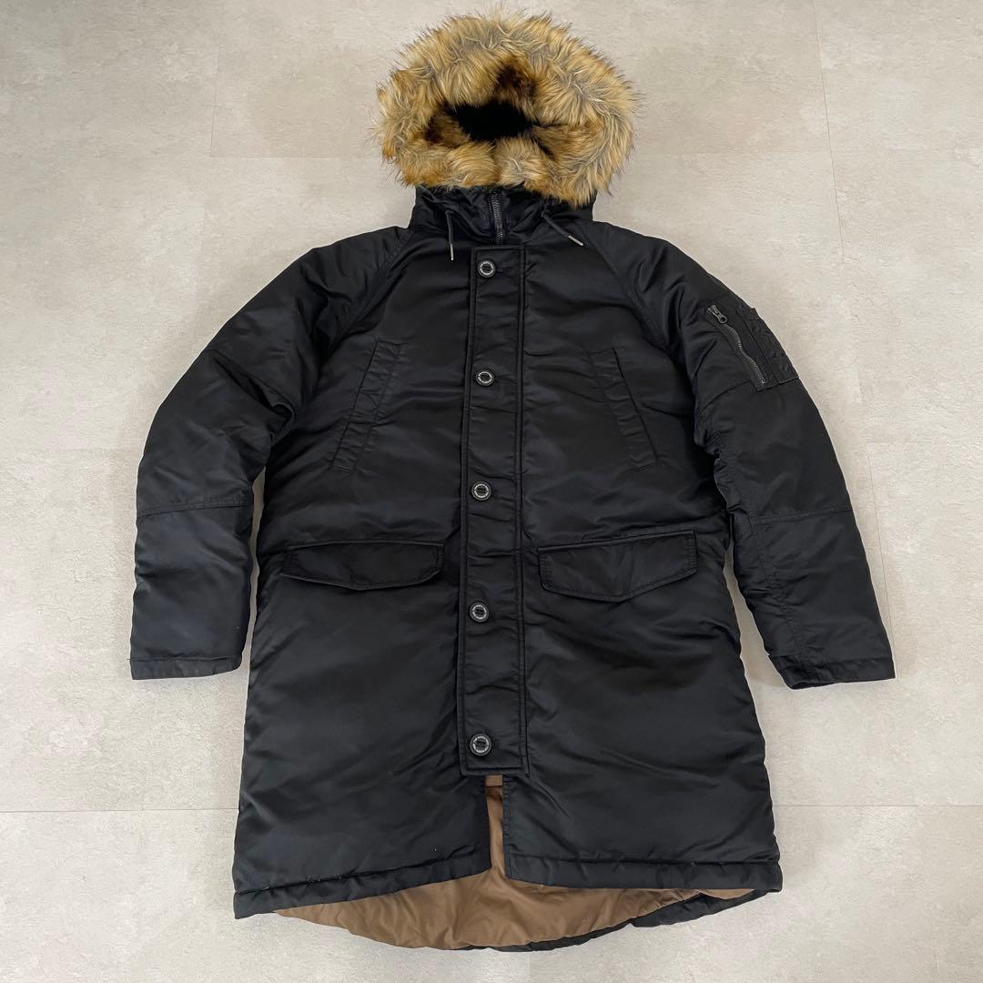 【美品】ザノースフェイス ファー付き ダウンジャケット ホワイトレーベル XL