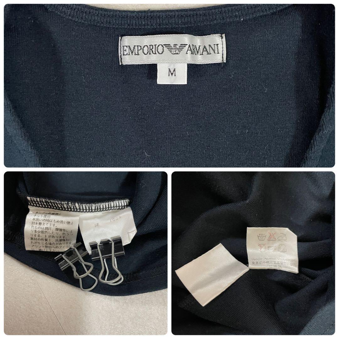古着 EMPORIO ARMANI 半袖Tシャツ サイズM ブラック