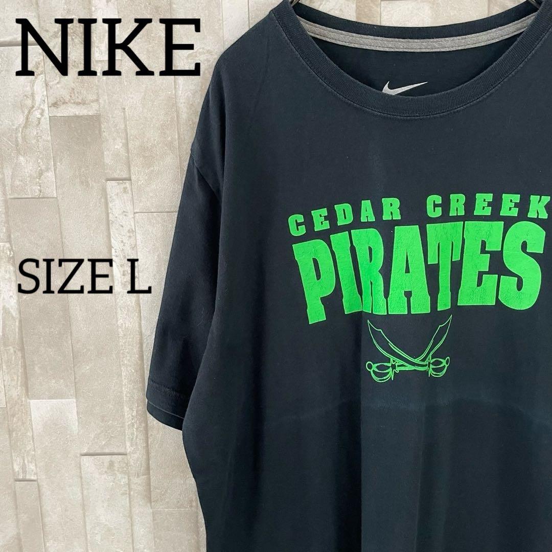 USA古着 NIKE 半袖Tシャツ Lサイズ ブラック