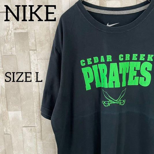 USA古着 NIKE 半袖Tシャツ Lサイズ ブラック