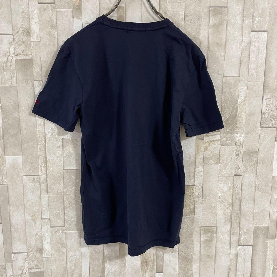 【美品】BURBERRY BLACK LABEL 半袖Tシャツ 2 ネイビー