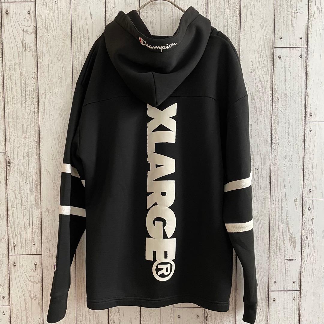 【限定コラボ】Champion × XLARGE 長袖パーカー Mサイズ
