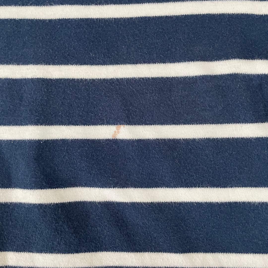 古着 POLO RALPH LAUREN 半袖Tシャツ ボーダー柄 M 紺色