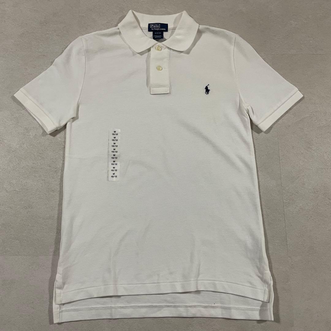 【新品未使用タグ付】90s POLO RALPH LAUREN ポロシャツ 白