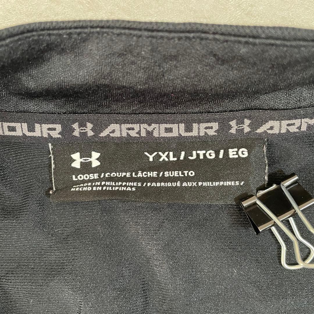 古着 UNDER ARMOUR トラックジャケット サイズXL ブラック