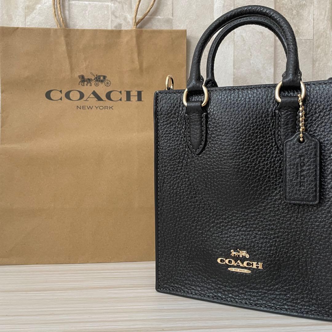 訳あり新品 COACH ハンドバッグ 2way ミニトート