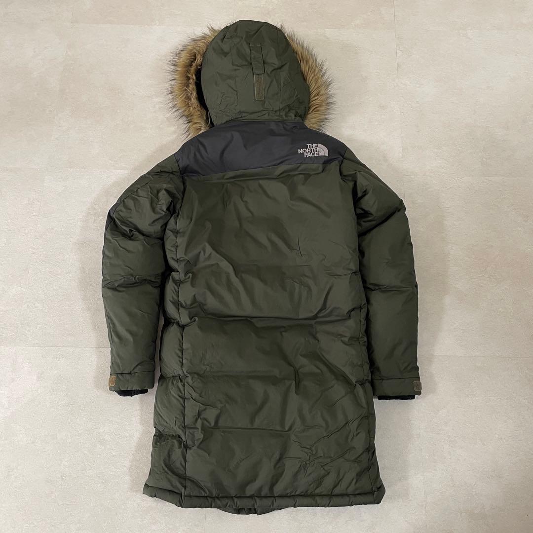 古着 ザノースフェイス ファー付 ロングダウンジャケット HYVENT 800