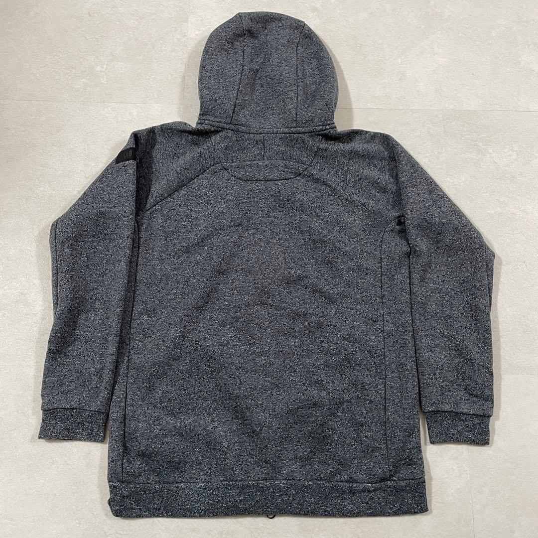 【美品】NIKE AIR JORDAN ジップアップパーカー Lサイズ グレー