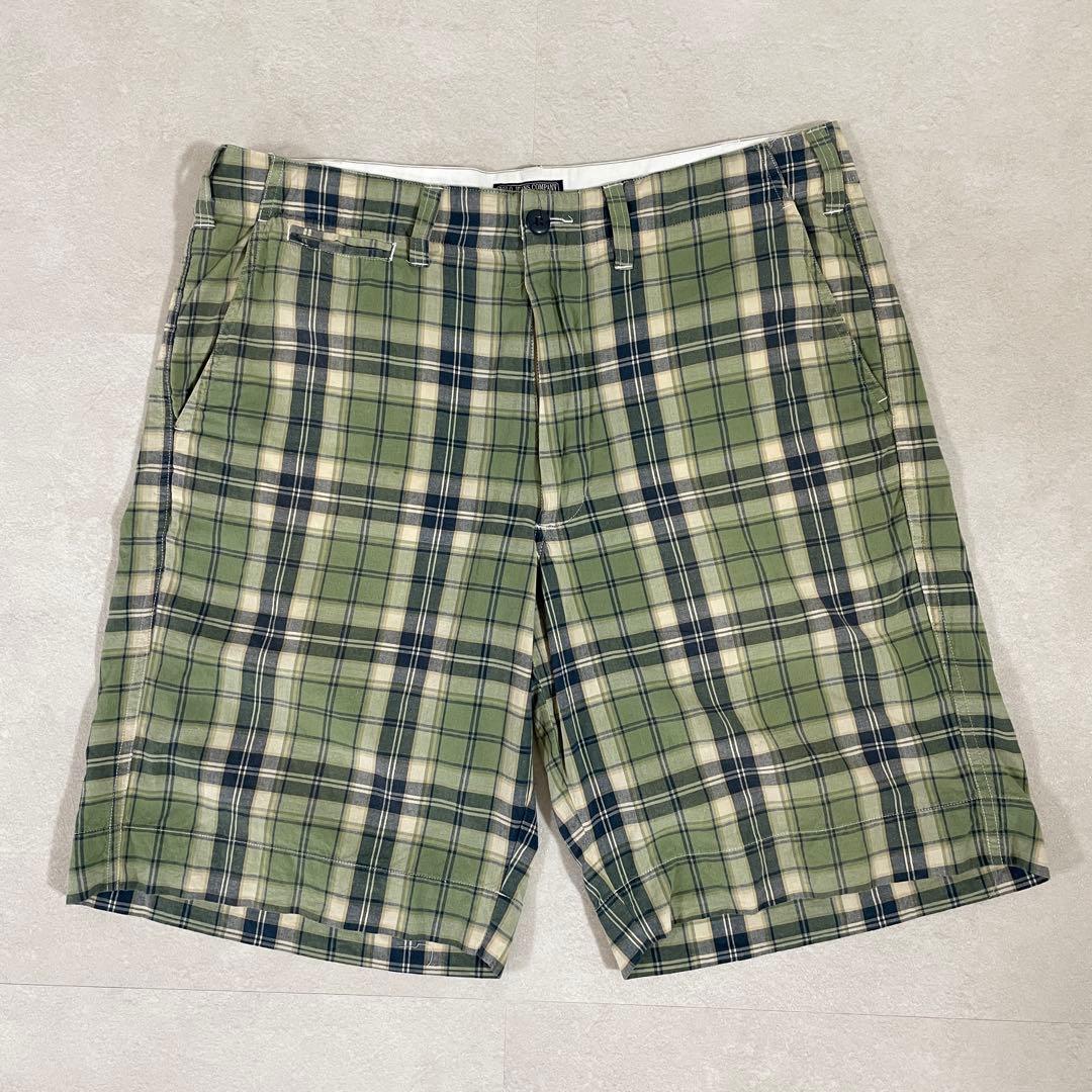 90s POLO RALPH LAUREN ハーフパンツ 33チェック柄