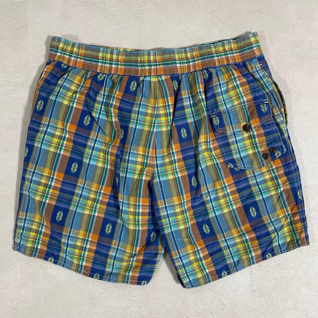 【美品】POLO RALPH LAUREN スイムショーツ XXL チェック柄