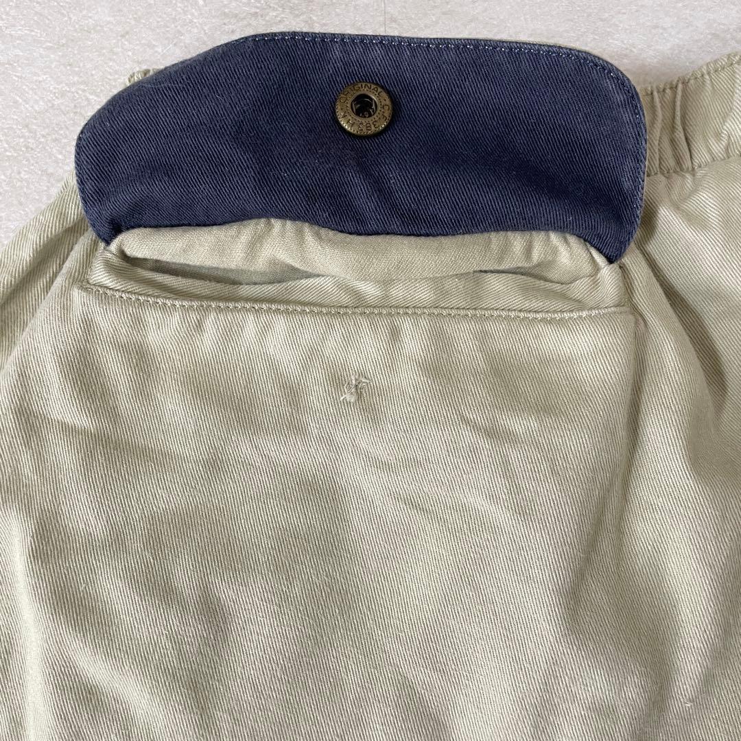90s POLO RALPH LAUREN ハーフパンツ サイズL ベージュ
