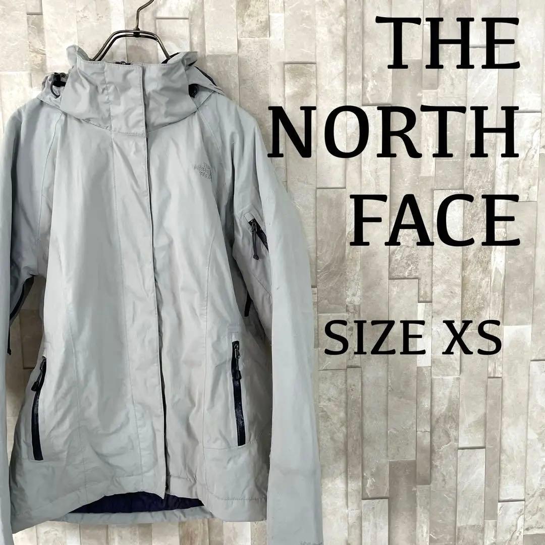 古着 THE NORTH FACE マウンテンパーカー HYVENT グレー