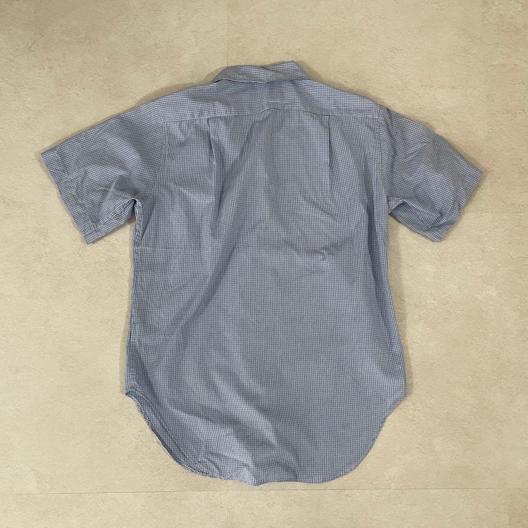 【美品】80s POLO RALPH LAUREN 半袖シャツ 7 チェック柄