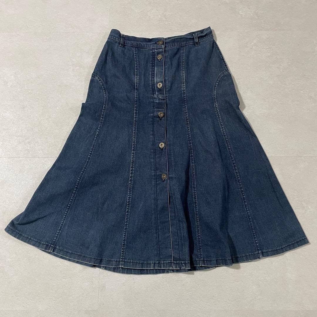 古着 MaxMara WEEKEND フレアスカート デニム イタリア製 44