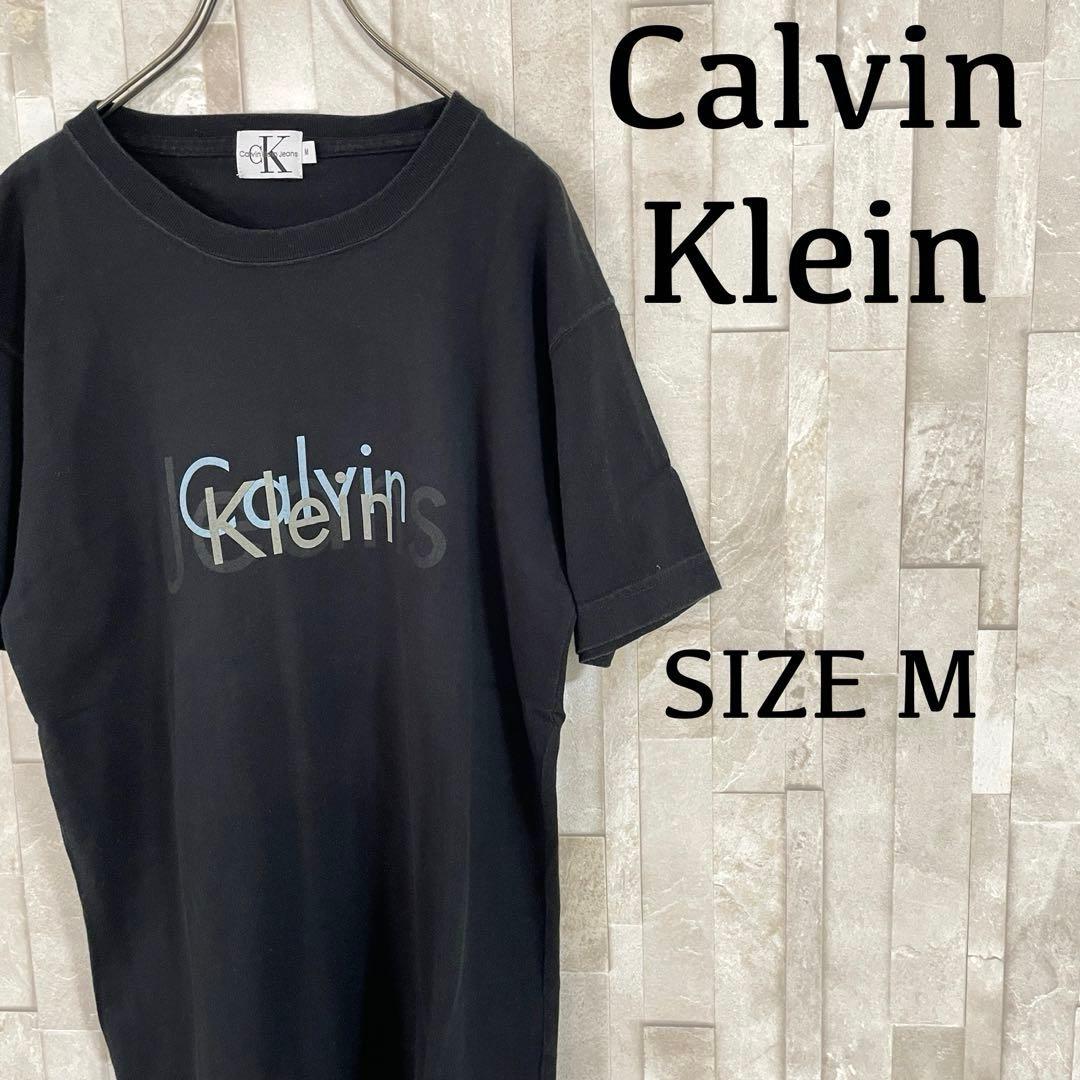 【美品】Calvin Klein Jeans 半袖Tシャツ サイズM ブラック