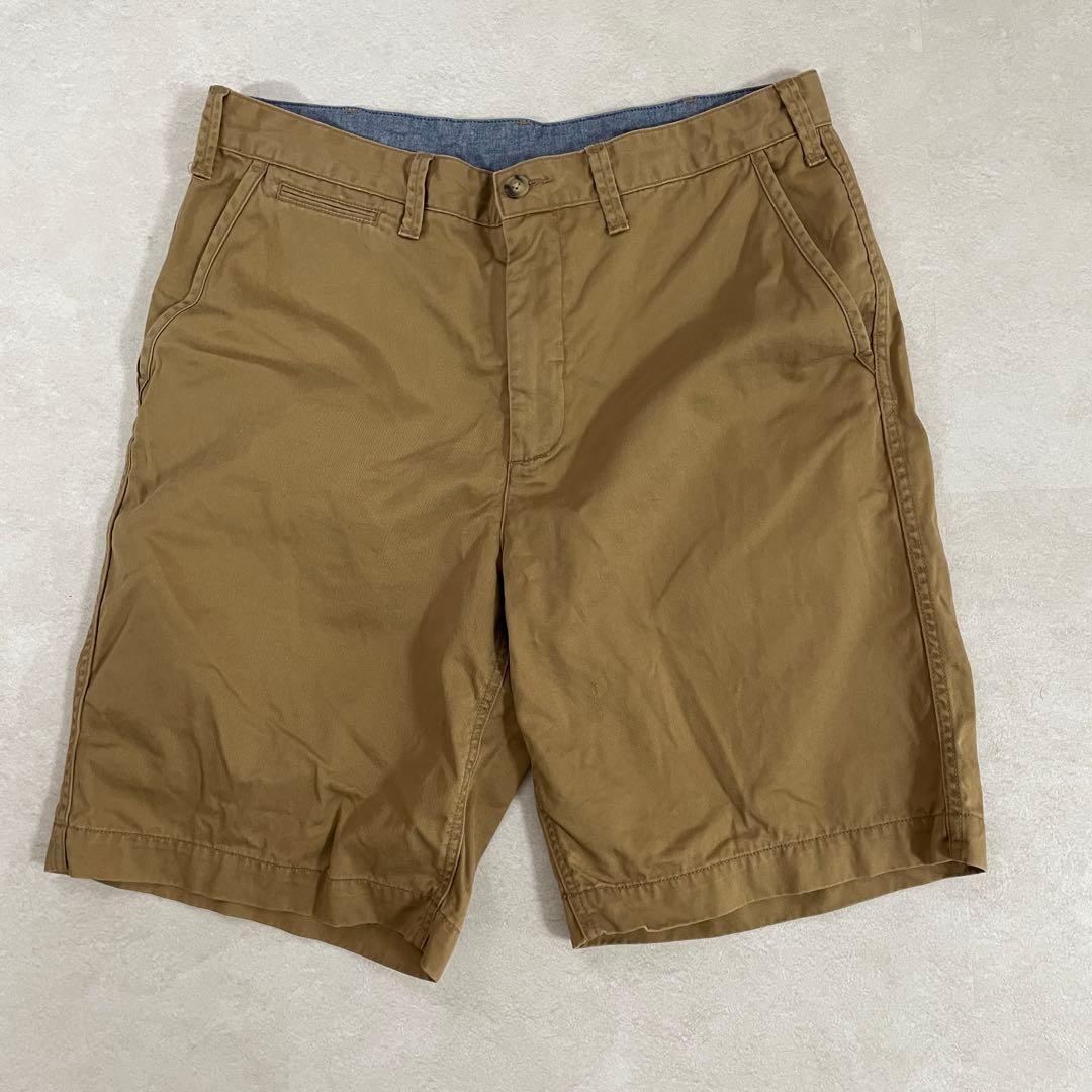 古着 POLO RALPH LAUREN ハーフパンツ サイズ33 ブラウン