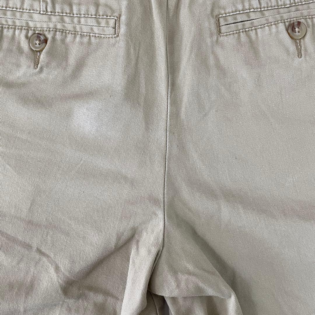 90s POLO RALPH LAUREN ハーフパンツ サイズ18 ベージュ
