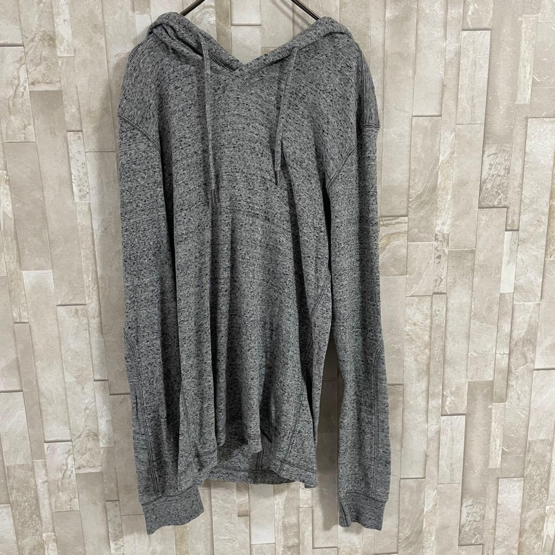 【美品】DIESEL 長袖 プルオーバー パーカー サイズL グレー