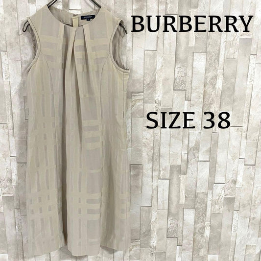 古着 BURBERRY LONDON ワンピース ノースリーブ 日本製