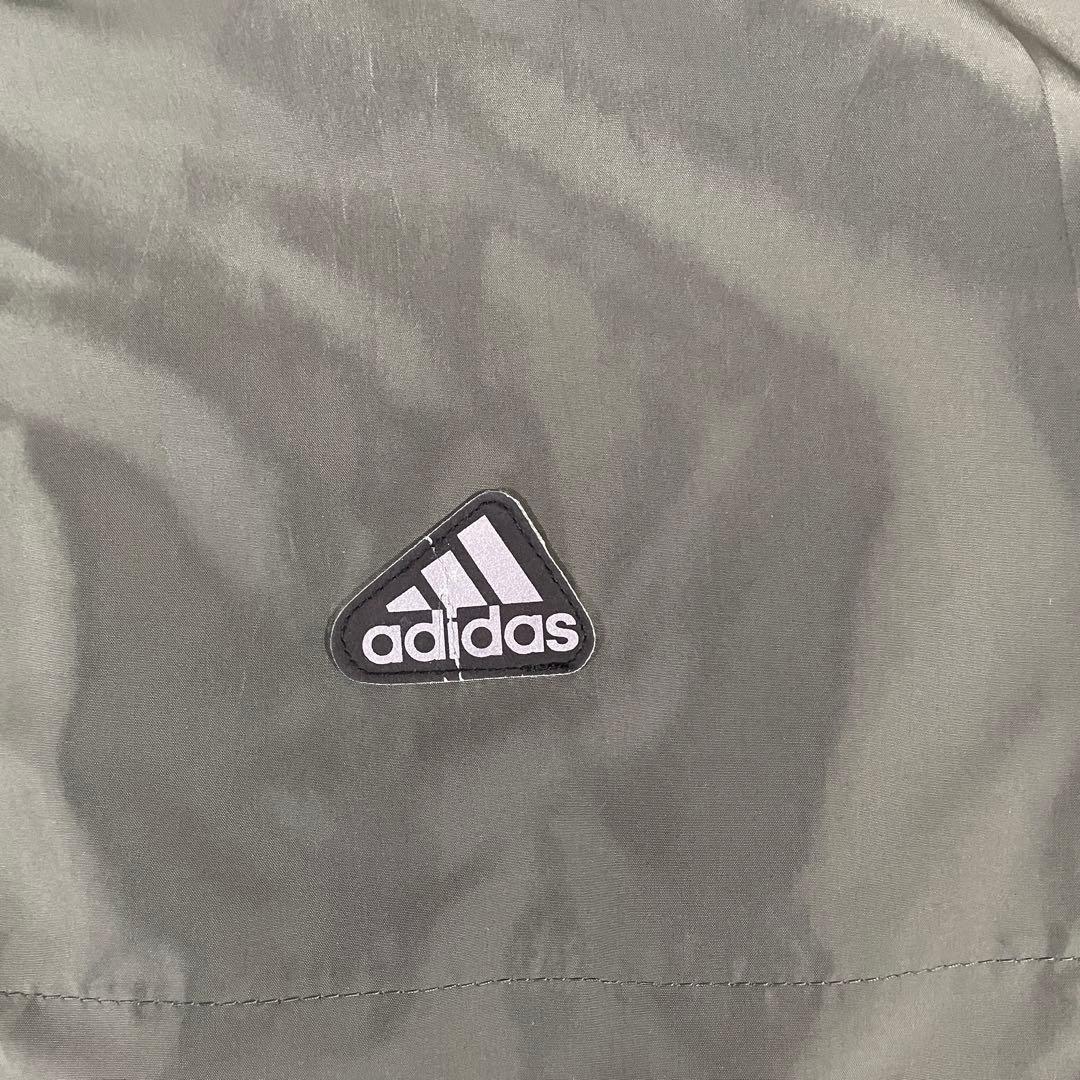 古着 adidas アディダス ナイロンジャケット サイズL カーキ