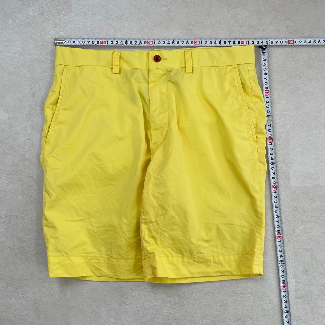 【美品】POLO RALPH LAUREN ハーフパンツ サイズ32 イエロー