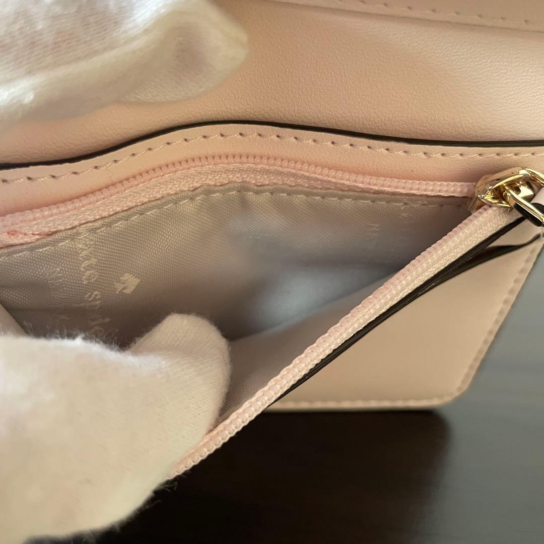 最終値下げ！訳あり新品 kate spade 二つ折り財布 ピンク