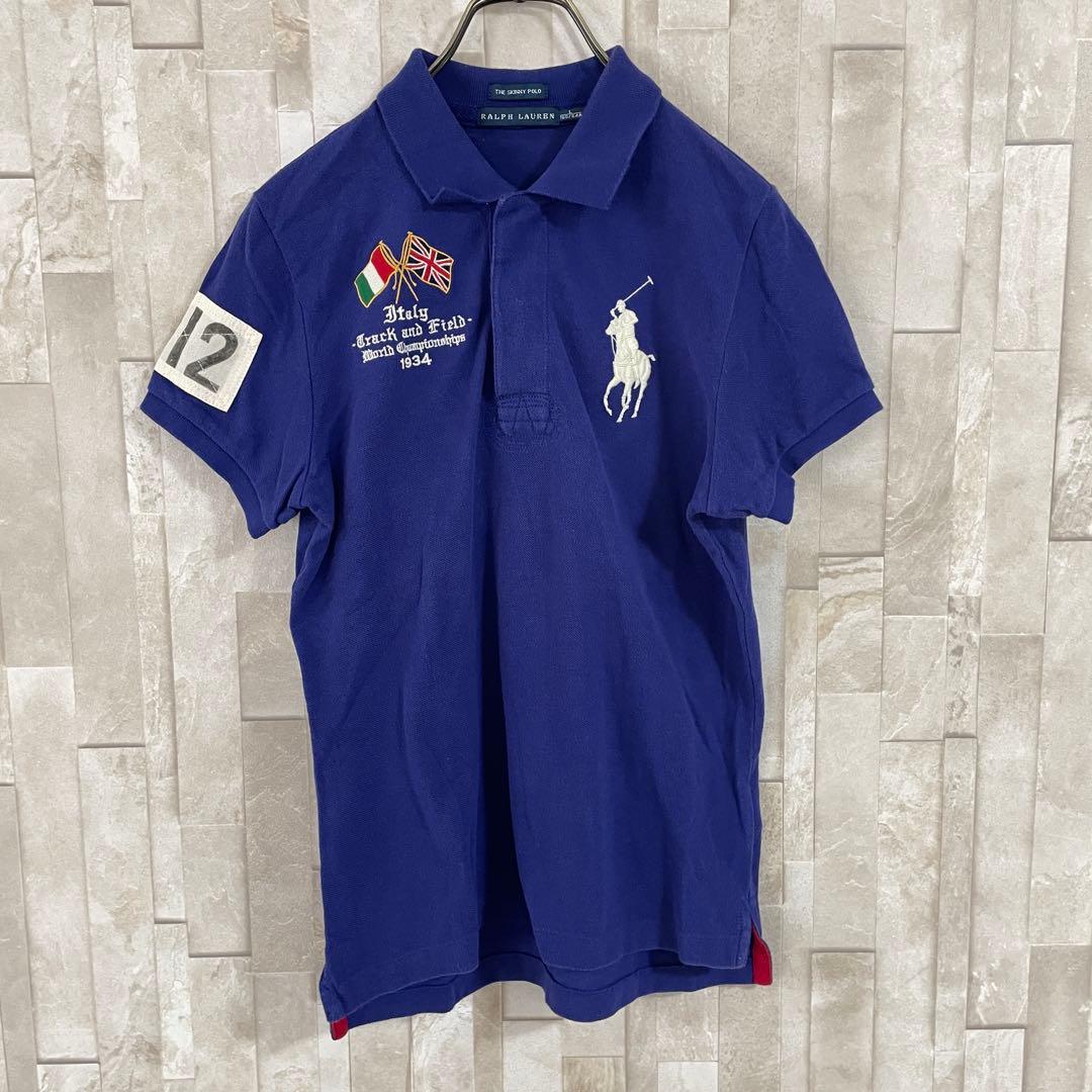 【美品】90s POLO RALPH LAUREN 半袖ポロシャツ 160