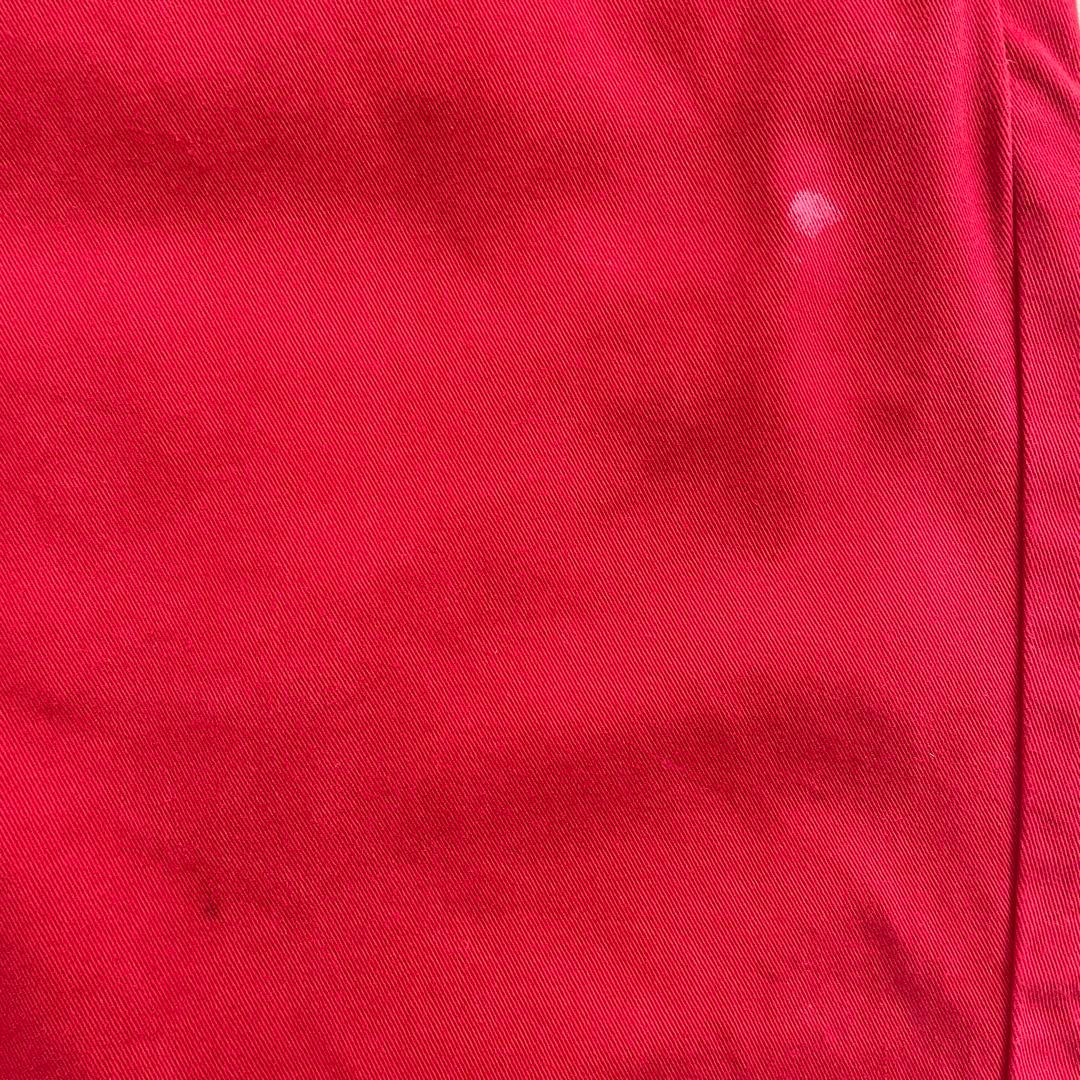90s POLO RALPH LAUREN ポロチノ ハーフパンツ 30 レッド