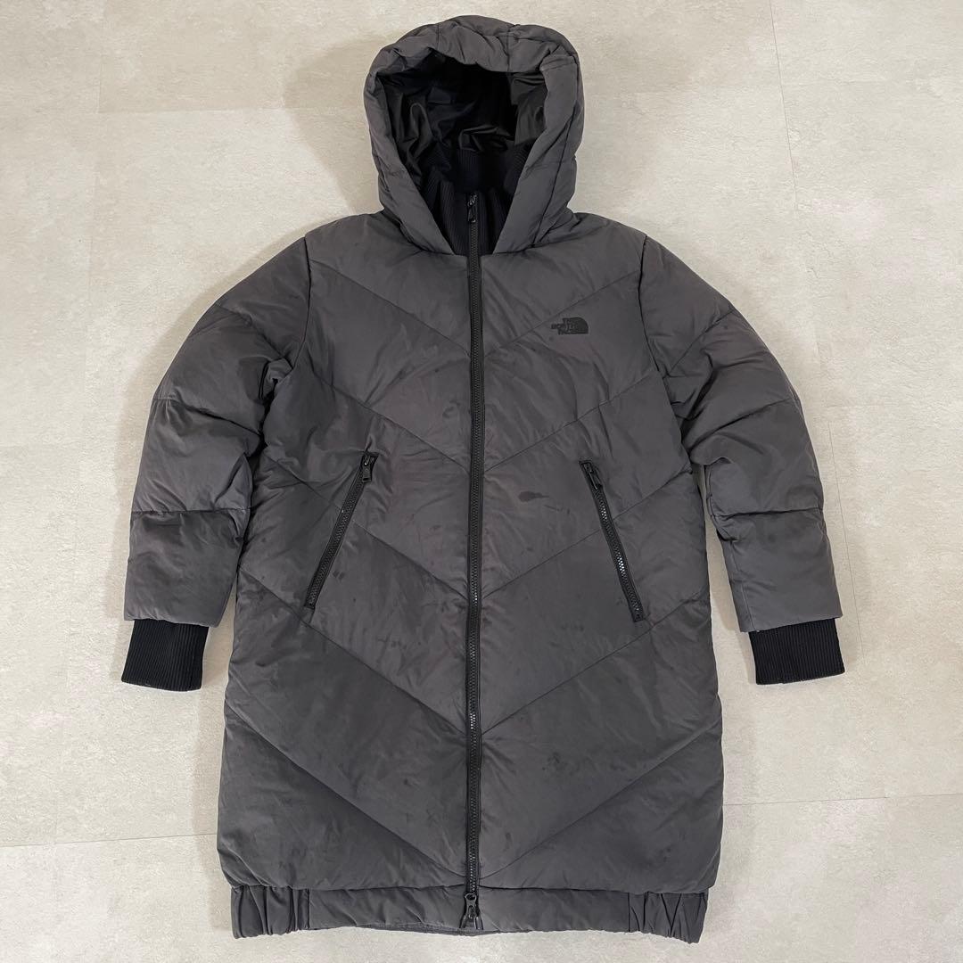 古着 THE NORTH FACE ロングダウンジャケット サイズS ブラック