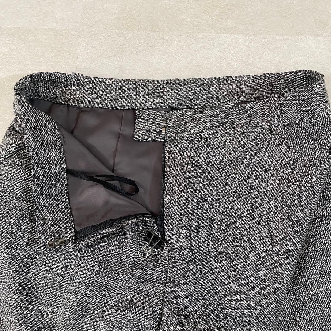 【美品】 Leilian セットアップ シルク混 サイズ9 （M相当）グレー