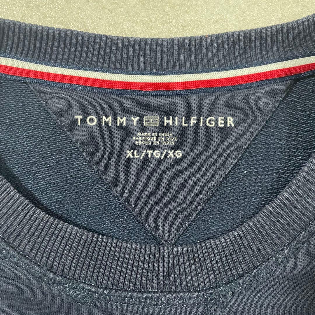 【美品】TOMMY HILFIGERデカロゴ TINOフレンチテリースウェット