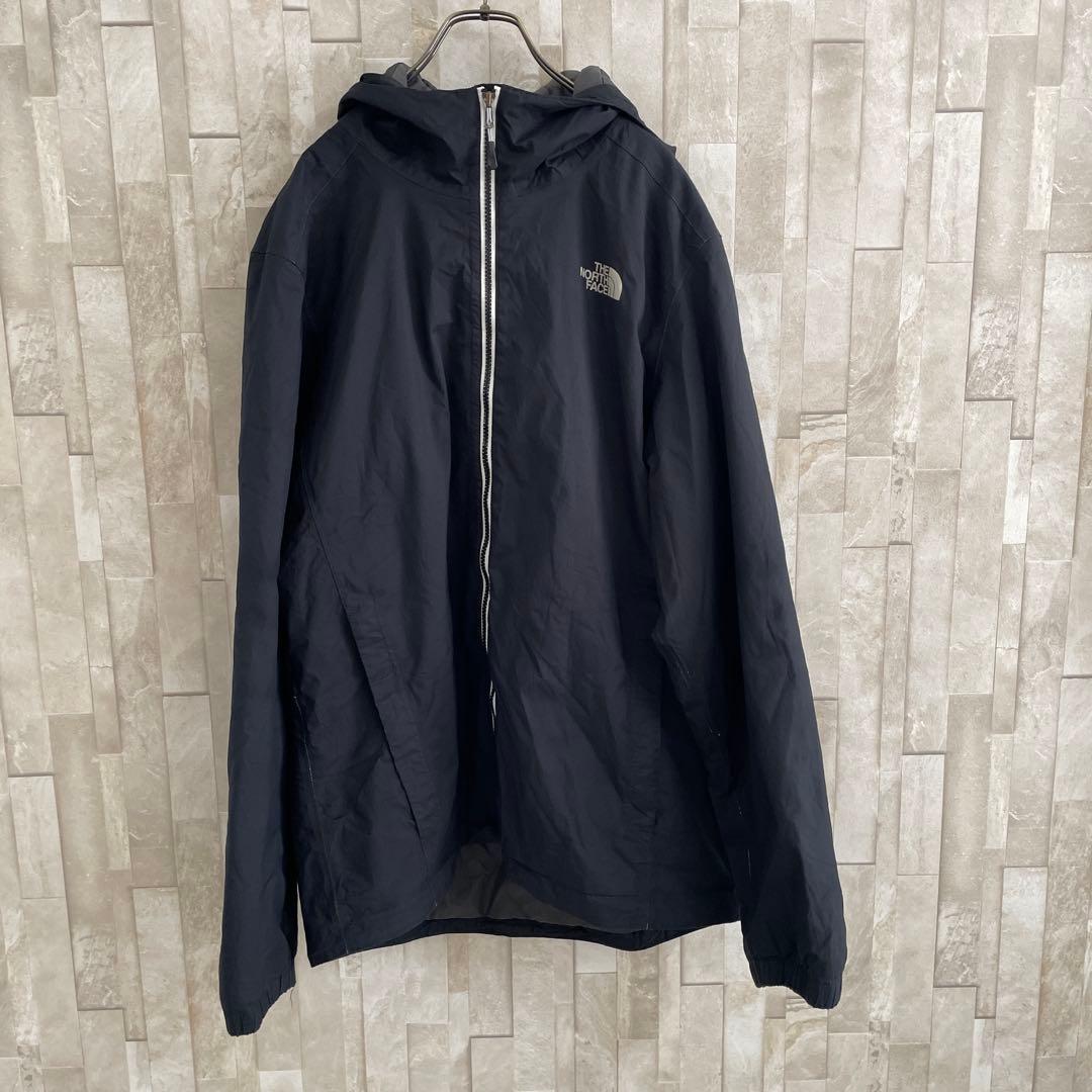 古着 THE NORTH FACE マウンテンパーカーHYVENT 紺色 L