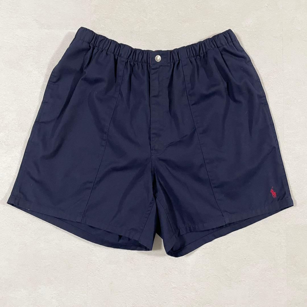 【美品】90s POLO RALPH LAUREN ハーフパンツ ポニー刺繍