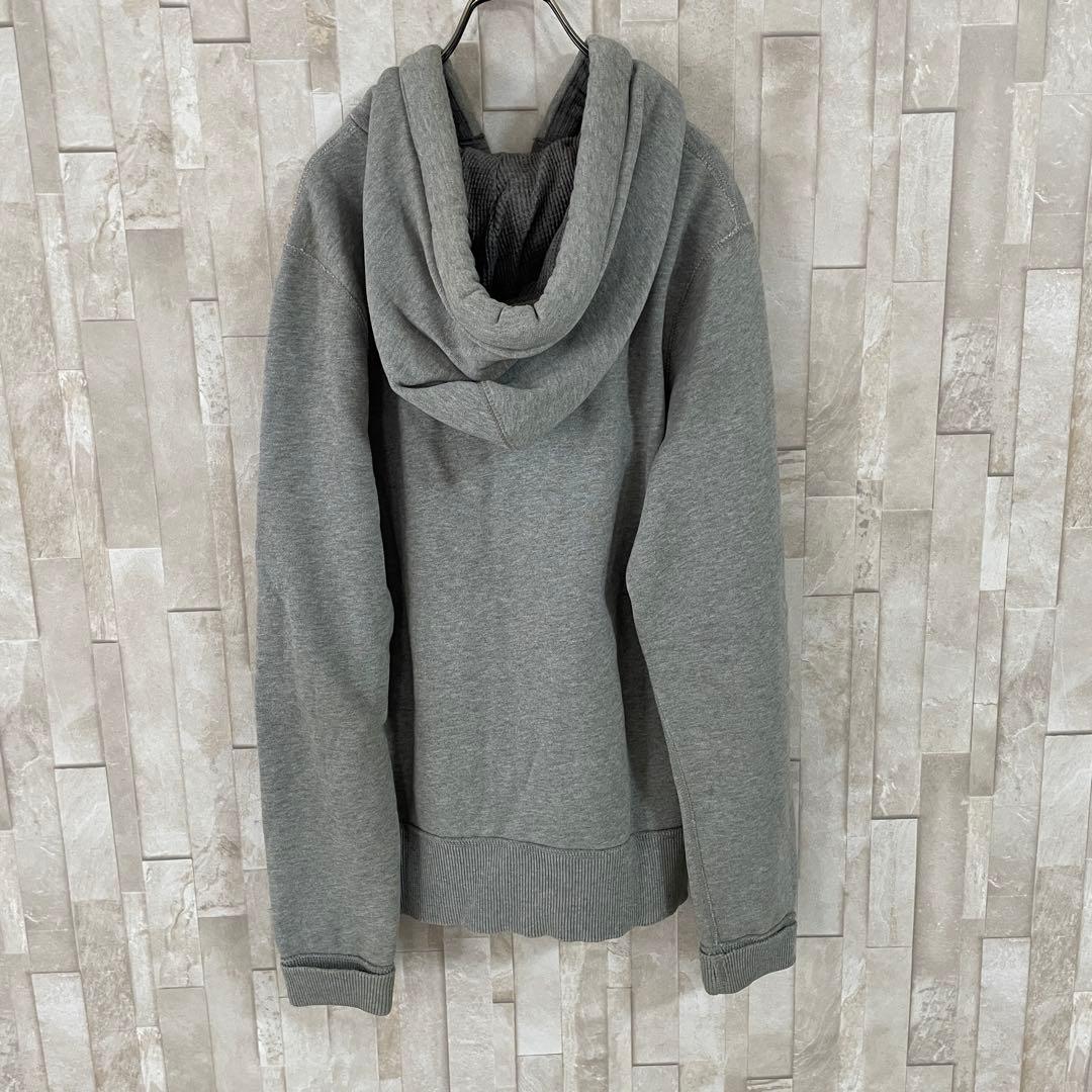 古着Abercrombie & Fitch ダメージ加工 ジップアップパーカー