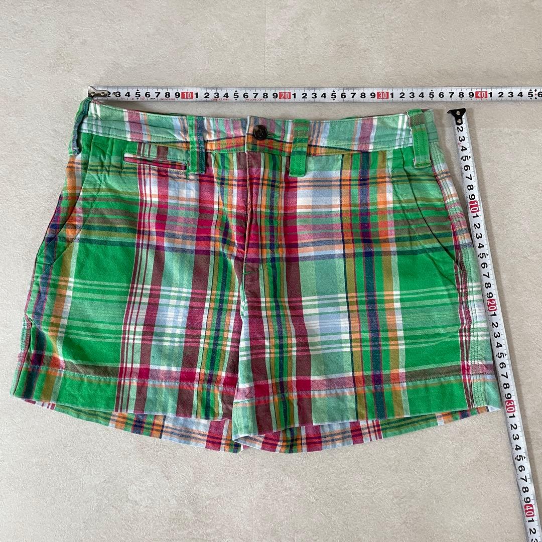 【美品】POLO RALPH LAUREN ハーフパンツ サイズ0 チェック柄