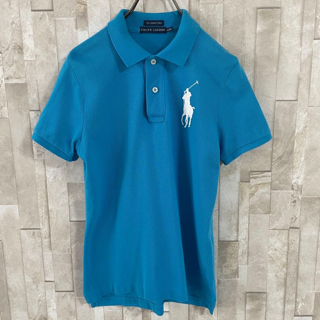 90s 古着 POLO RALPH LAUREN ビックポニー 半袖ポロシャツ