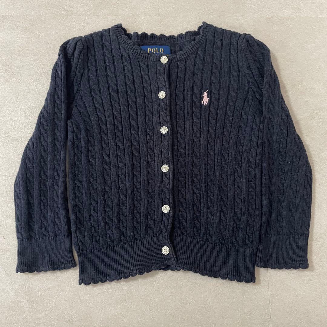 【美品】POLO RALPH LAUREN カーディガン ニット ポニー刺繍