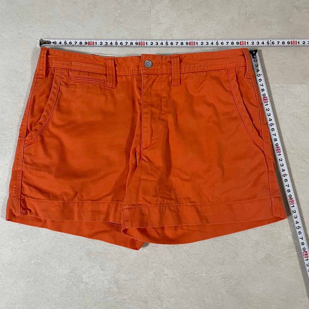 【美品】POLO RALPH LAUREN ハーフパンツ サイズ8 オレンジ
