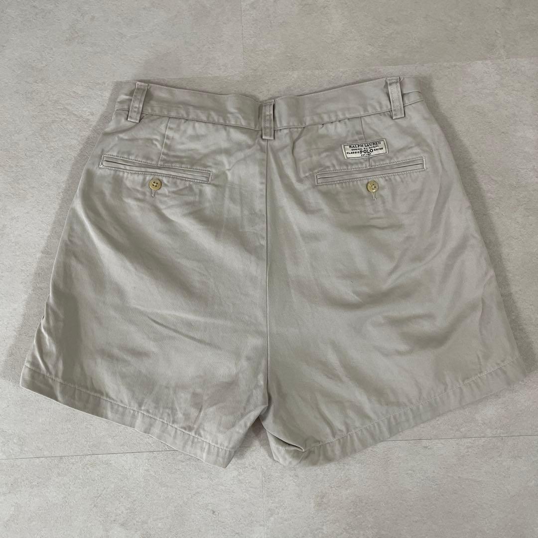 【美品】POLO RALPH LAUREN ハーフパンツ サイズ31 ベージュ