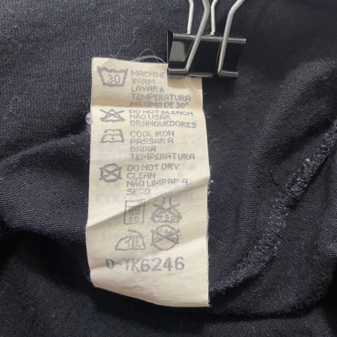 【美品】ARMANI JEANS ロゴプリント ブラック 半袖Tシャツ Mサイズ