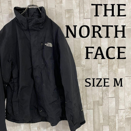 古着 THE NORTH FACE ナイロンジャケット HYVENT 黒色 M