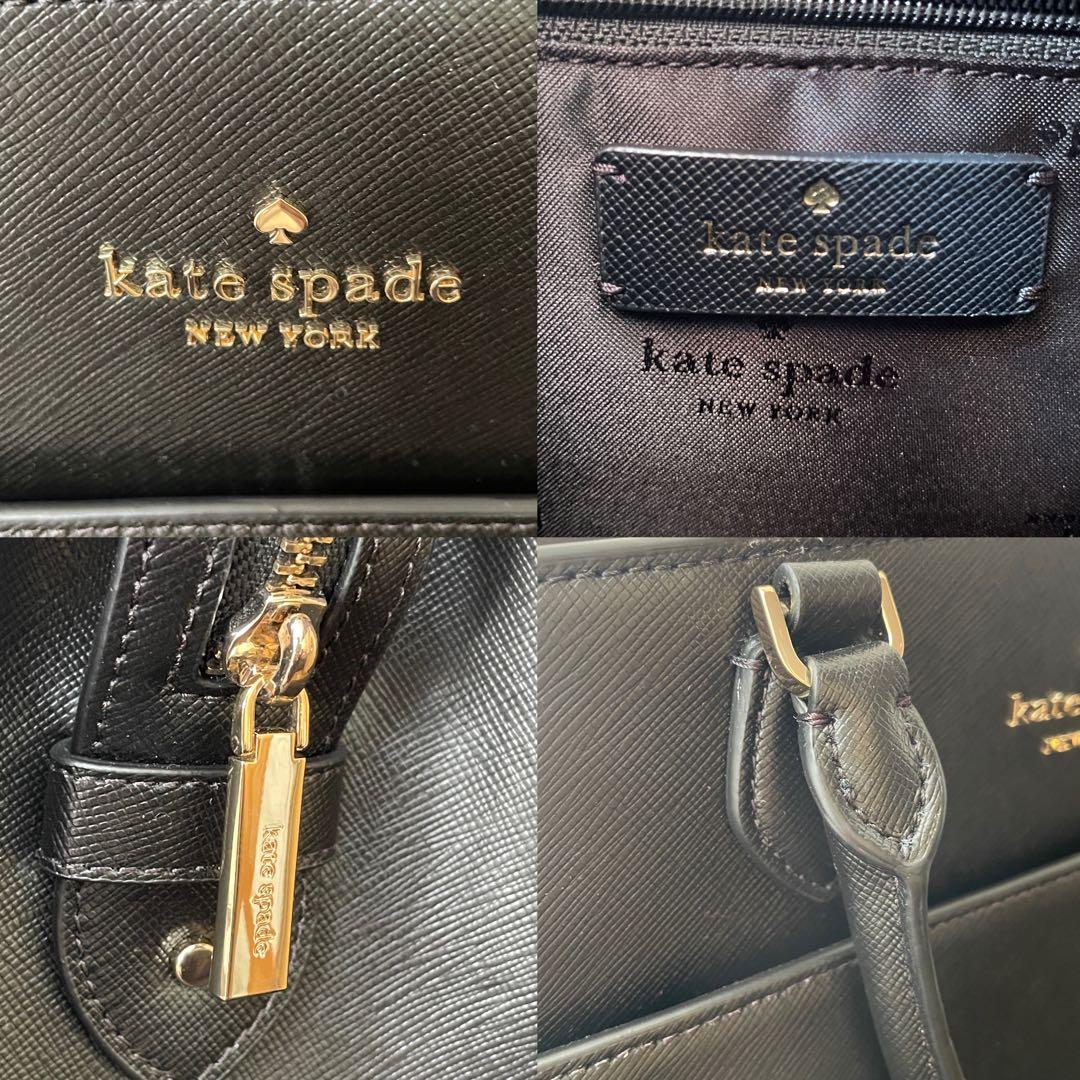 訳あり新品 kate spade ハンドバッグ 2way 黒