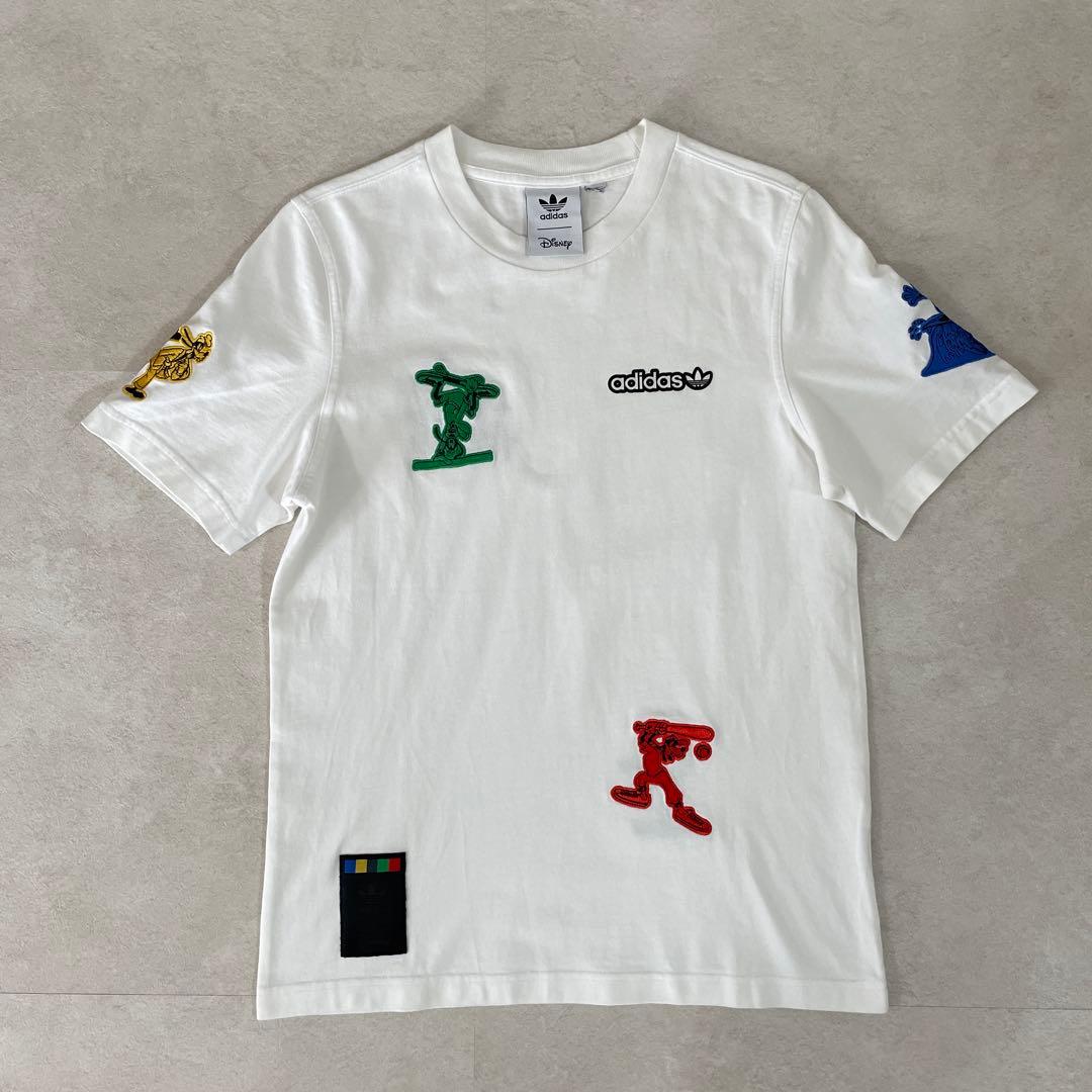 【美品】adidas × Disneyコラボ 半袖Tシャツ グーフィー