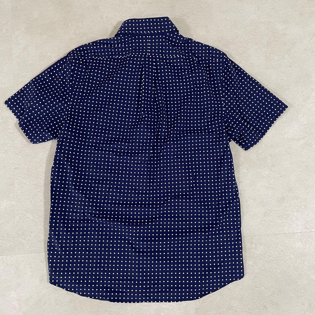 【美品】RALPH LAUREN 半袖シャツ ポニー刺繍 ドット柄 サイズM