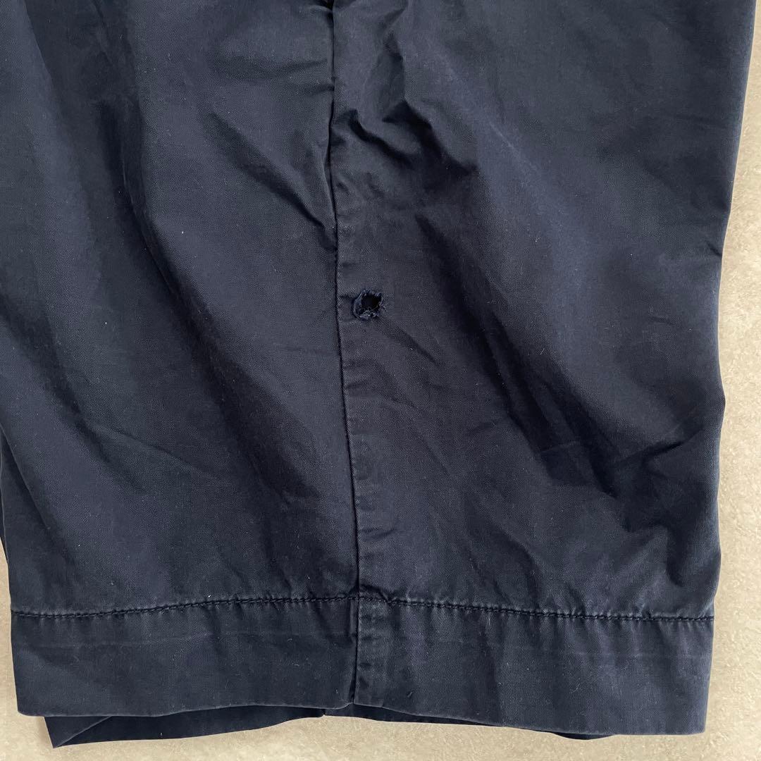 古着 90s POLO RALPH LAUREN ハーフパンツ 34 ネイビー