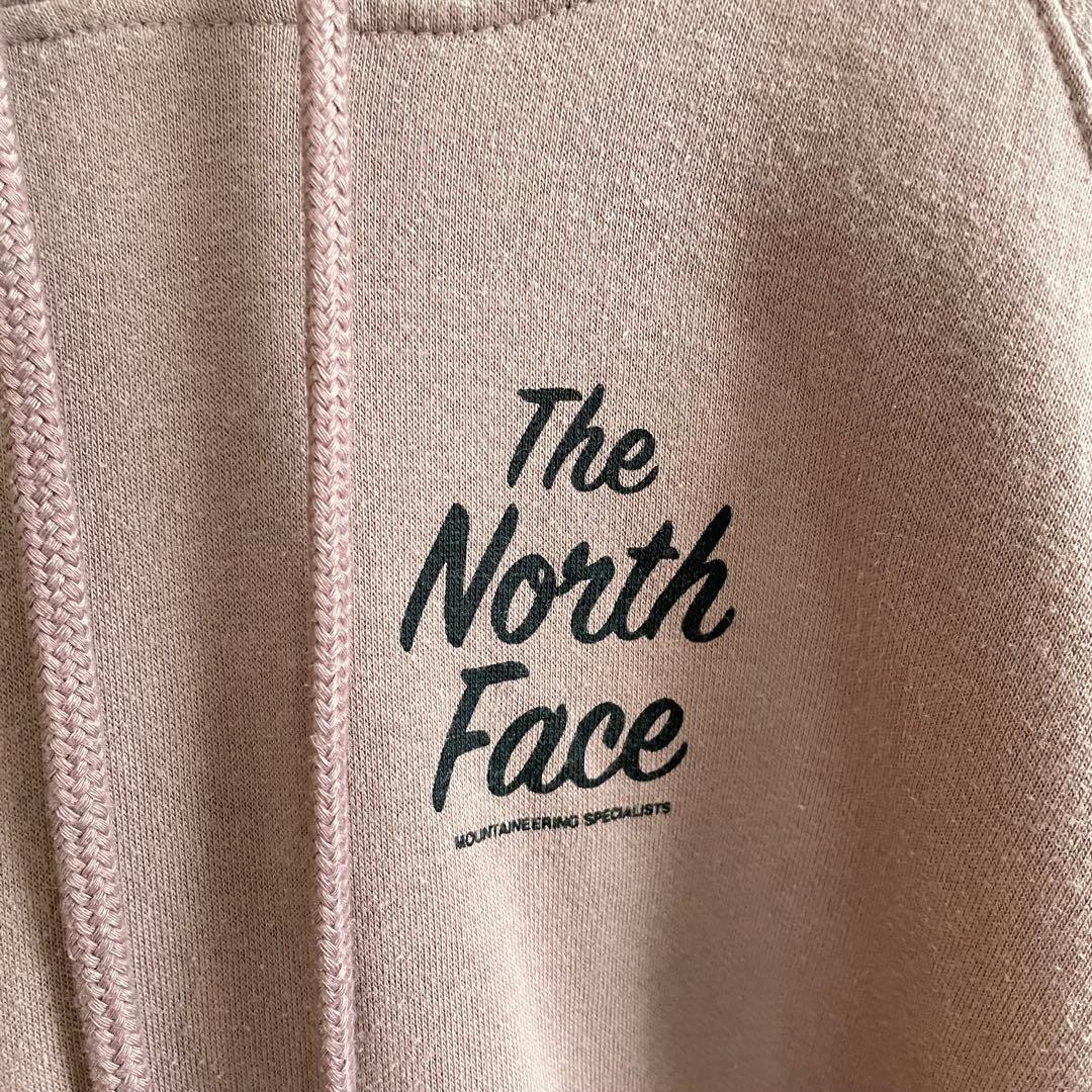 【美品】USA古着THE NORTH FACE 長袖パーカー M スモークピンク