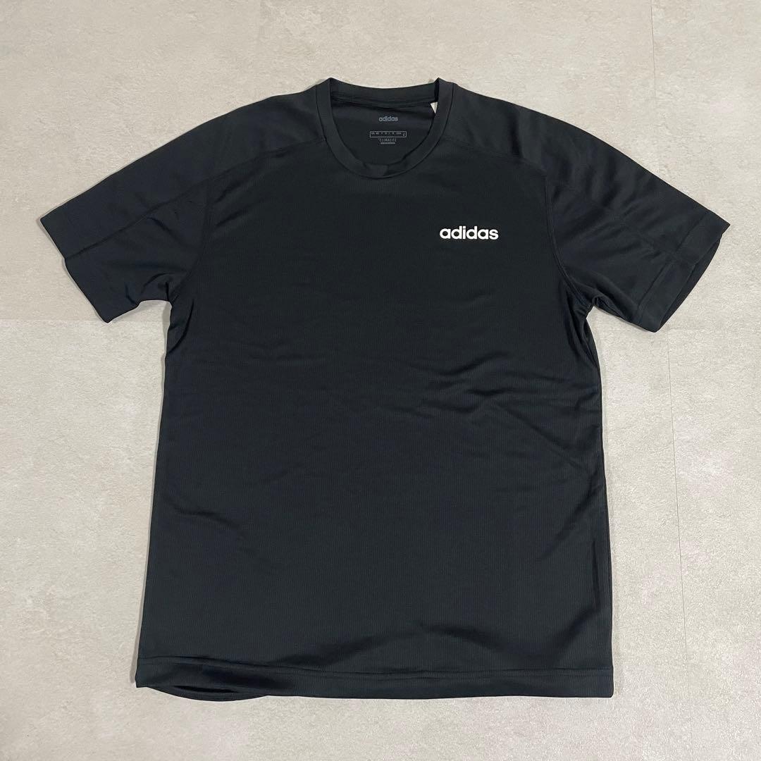 【美品】adidas 半袖Tシャツ CLIMALITE Mサイズ ブラック