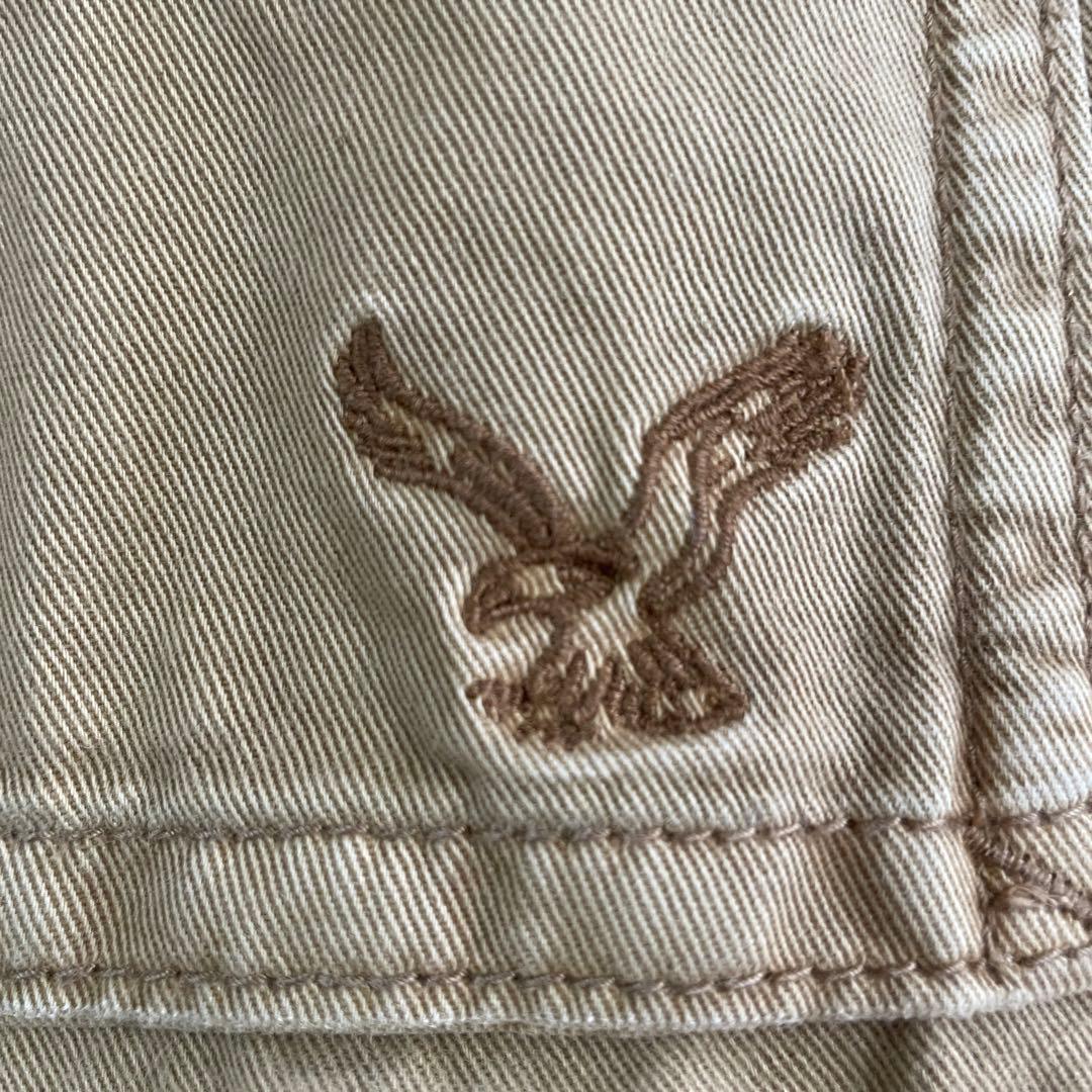 古着AMERICAN EAGLE アメカジ ベージュ ハーフパンツ サイズ30