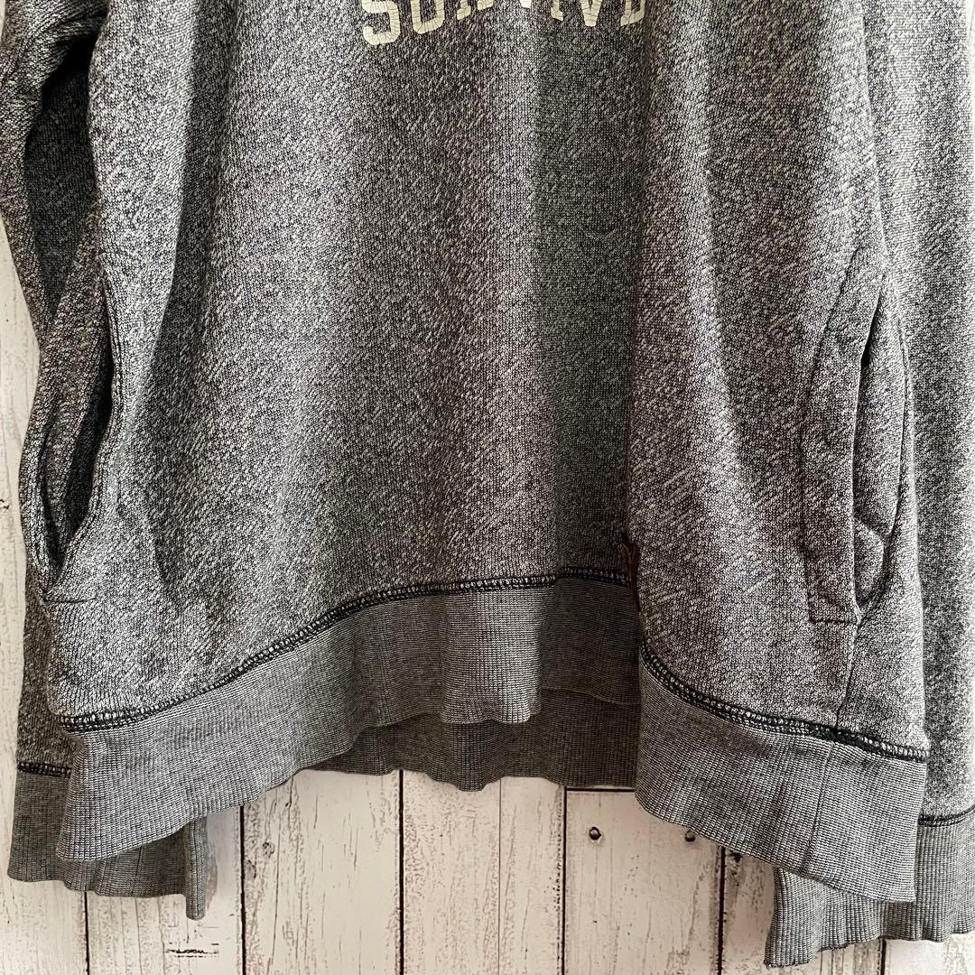 【美品】ILLS イルズ ユニセックスロングTシャツ Ｍサイズ グレー