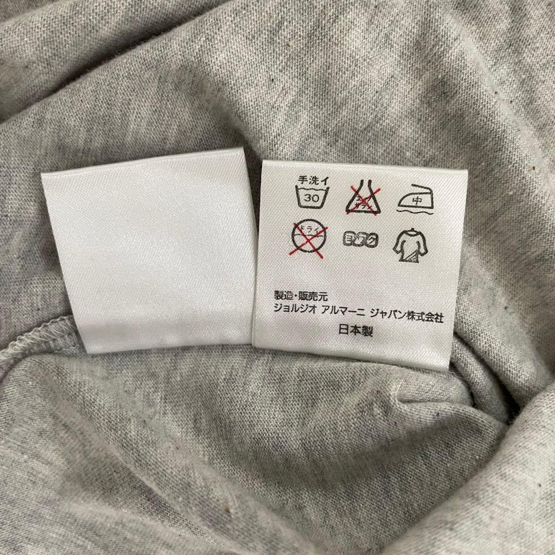 【美品】EMPORIO ARMANI Tシャツ サイズF グレー